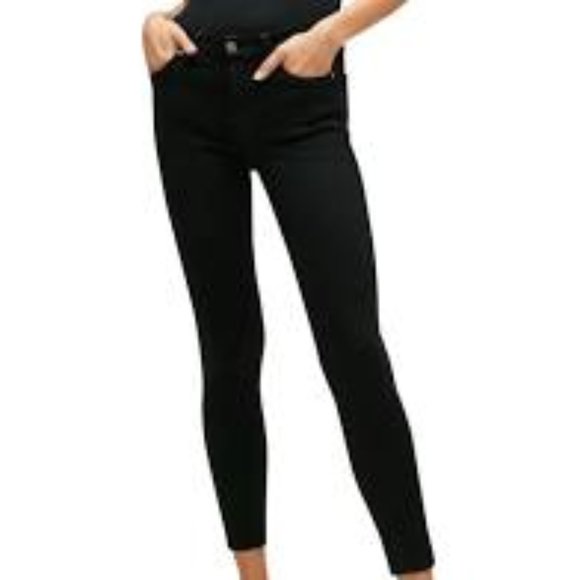Burberry Black Slim Capri, Manufacturer Intended Raw Hem, 27x25, EUC, $470 MSRP - Picture 1 of 13